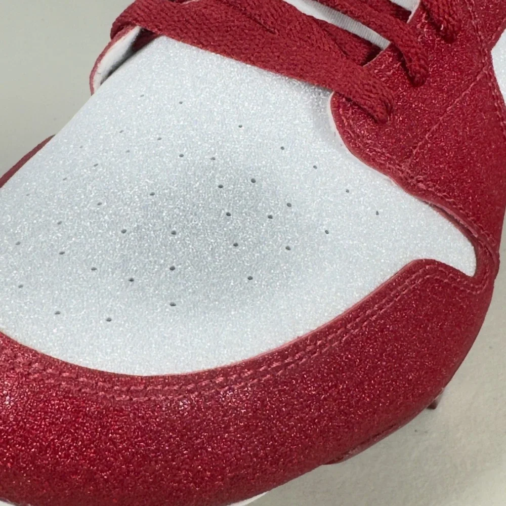 Jordan 1 Low Vapor Edge Oklahoma Sooners OU PE Football Cleats Mens Size 11